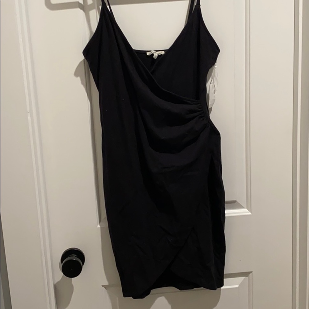 Black mini dress